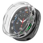 Microsonic Samsung Galaxy Watch 8 40mm için Kılıf Ekranı Tam Kaplayan 360 Full Round Soft Silicone Şeffaf [Galaxy Watch 8 40mm ile Uyumlu Kılıf - Şeffaf]