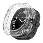 Microsonic Samsung Galaxy Watch Ultra için Kılıf 360 Full Round Soft Silicone Şeffaf [Galaxy Watch Ultra ile Uyumlu Kılıf - Şeffaf]