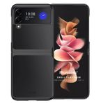 Microsonic Samsung Galaxy Z Flip 4 için Kılıf Shell Platinum Siyah [Galaxy Z Flip 4 ile Uyumlu Kılıf - Siyah]