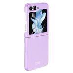Microsonic Samsung Galaxy Z Flip 5 için Kılıf Shape Hard Cover Lila [Galaxy Z Flip 5 ile Uyumlu Kılıf - Lila]