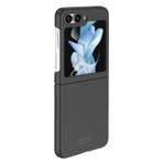 Microsonic Samsung Galaxy Z Flip 5 için Kılıf Shape Hard Cover Siyah [Galaxy Z Flip 5 ile Uyumlu Kılıf - Siyah]