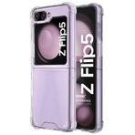 Microsonic Samsung Galaxy Z Flip 5 için Kılıf Shock Absorbing [Galaxy Z Flip 5 ile Uyumlu Kılıf - Şeffaf]