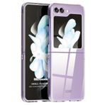 Microsonic Samsung Galaxy Z Flip 6 için Kılıf Shell Platinum Şeffaf [Galaxy Z Flip 6 ile Uyumlu Kılıf - Şeffaf]