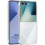 Microsonic Samsung Galaxy Z Flip 7 Kılıf Magsafe Clear Soft Şeffaf