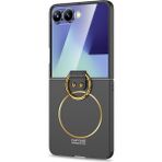 Microsonic Samsung Galaxy Z Flip 7 Kılıf Ring Fall Magsafe Siyah