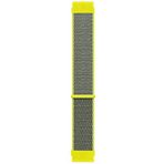 Microsonic Samsung Gear S3 Classic Hasırlı Woven Sport Loop Sarı Kordon