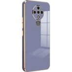 Microsonic Tecno Spark 6 Olive Plated Lavanta Grisi Kılıf