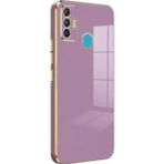 Microsonic Tecno Spark 7 Olive Plated Lila Kılıf