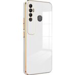 Microsonic Tecno Spark 7 Pro Olive Plated Beyaz Kılıf