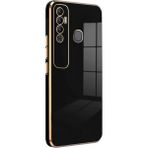 Microsonic Tecno Spark 7 Pro Olive Plated Siyah Kılıf