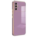 Microsonic TECNO Spark 8 Pro için Kılıf Olive Plated Lila [Spark 8 Pro ile Uyumlu Kılıf - Lila]
