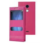Microsonic Türk Telekom TT175 Dual View Gizli Mıknatıslı Pembe Kılıf