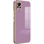 Microsonic Vivo V21 Olive Plated Lila Kılıf