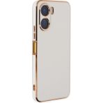 Microsonic Vivo Y16 Olive Plated Beyaz Cep Telefonu Kılıfı