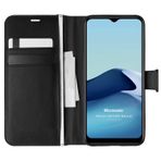 Microsonic Vivo Y20 için Kılıf Delux Leather Wallet Siyah [Y20 ile Uyumlu Kılıf - Siyah]