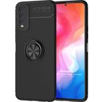 Microsonic Vivo Y20 Kickstand Ring Holder Siyah Cep Telefonu Kılıfı
