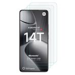 Microsonic Xiaomi 14T Screen Protector Nano Glass Cam Ekran Koruyucu (3`lü Paket) [14T ile Uyumlu Ekran Koruyucu - Şeffaf]