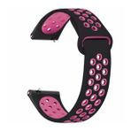 Microsonic Xiaomi Amazfit GTR 42 mm Rainbow Sport Band Siyah Pembe Kordon