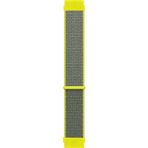 Microsonic Xiaomi Amazfit GTR 42 mm Woven Sport Loop Sarı Hasırlı Kordon