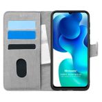 Microsonic Xiaomi Mi 10 Lite Zoom Fabric Book Wallet Gri Kılıf