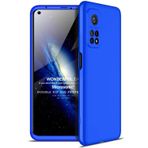 Microsonic Xiaomi Mi 10T Pro Double Dip 360 Protective Mavi Kılıf