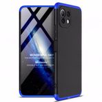 Microsonic Xiaomi Mi 11 Lite Double Dip 360 Protective Siyah Mavi Kılıf