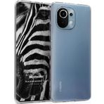 Microsonic Xiaomi Mi 11 Transparent Soft Beyaz Kılıf