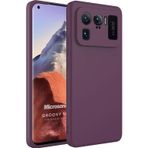 Microsonic Xiaomi Mi 11 Ultra Groovy Soft Mor Kılıf