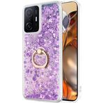 Microsonic Xiaomi Mi 11T Glitter Liquid Holder Mor Kılıf