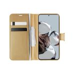 Microsonic Xiaomi Mi 12T Pro Delux Leather Wallet Gold Kılıf