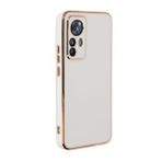 Microsonic Xiaomi Mi 12T Pro Olive Plated Beyaz Kılıf