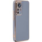 Microsonic Xiaomi Mi 12T Pro Olive Plated Lavanta Grisi Kılıf