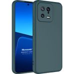 Microsonic Xiaomi Mi 13 Groovy Soft Koyu Yeşil Kılıf