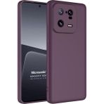 Microsonic Xiaomi Mi 13 Pro Groovy Soft Mor Kılıf