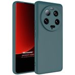 Microsonic Xiaomi Mi 13 Ultra için Kılıf Groovy Soft Koyu Yeşil [Mi 13 Ultra ile Uyumlu Kılıf - Koyu Yeşil]