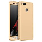 Microsonic Xiaomi Mi 5x Double Dip 360 Protective Gold Kılıf