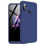 Microsonic Xiaomi Mi 8 SE için Kılıf Double Dip 360 Protective Lacivert [Mi 8 SE ile Uyumlu Kılıf - Lacivert]