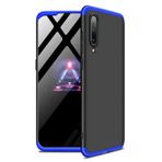 Microsonic Xiaomi Mi 9 Double Dip 360 Protective Siyah Mavi Kılıf