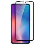 Microsonic Xiaomi Mi 9 Tam Kaplayan Temperli Cam Ekran koruyucu Siyah [Mi 9 ile Uyumlu Ekran Koruyucu]