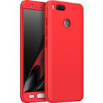 Microsonic Xiaomi Mi A1 Double Dip 360 Protective Kırmızı Kılıf