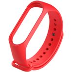 Microsonic Xiaomi Mi Band 3 / Mi Band 4 için Silikon Kırmızı Kordon