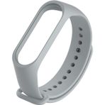 Microsonic Xiaomi Mi Band 3 / Mi Band 4 için Silikon kordon Gri