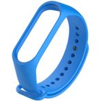 Microsonic Xiaomi Mi Band 3 / Mi Band 4 için Silikon Mavi Kordon