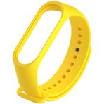 Microsonic Xiaomi Mi Band 3 / Mi Band 4 için Silikon Sarı Kordon