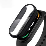 Microsonic Xiaomi Mi Band 7 Matte Premium Slim WatchBand Siyah Kılıf
