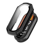 Microsonic Xiaomi Mi Band 8 için Kılıf Darbeye Dayanıklı Matte Premium Slim WatchBand Siyah [Mi Band 8 ile Uyumlu Kılıf - Siyah]