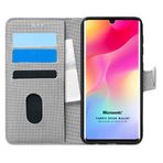Microsonic Xiaomi Mi Note 10 Lite Fabric Book Wallet Gri Kılıf