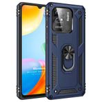 Microsonic Xiaomi Poco C40 Military Ring Holder Lacivert Kılıf