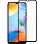 Microsonic Xiaomi Poco C40 Tam Kaplayan Temperli Siyah Cam Ekran Koruyucu