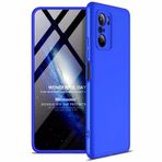 Microsonic Xiaomi Poco F3 Double Dip 360 Protective Mavi Kılıf